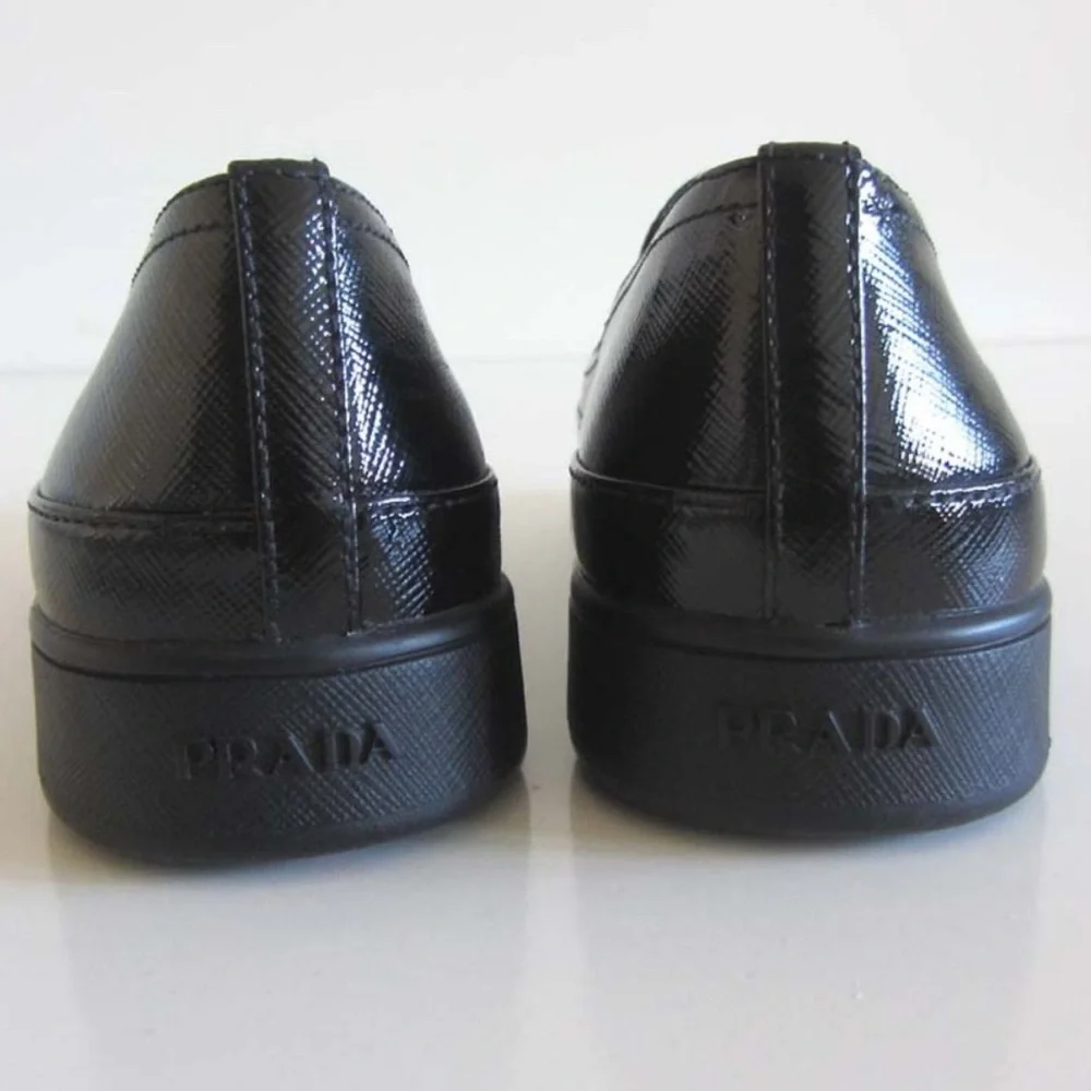 Prada Womens Black Loafers gently worn - Picture 2 of 9